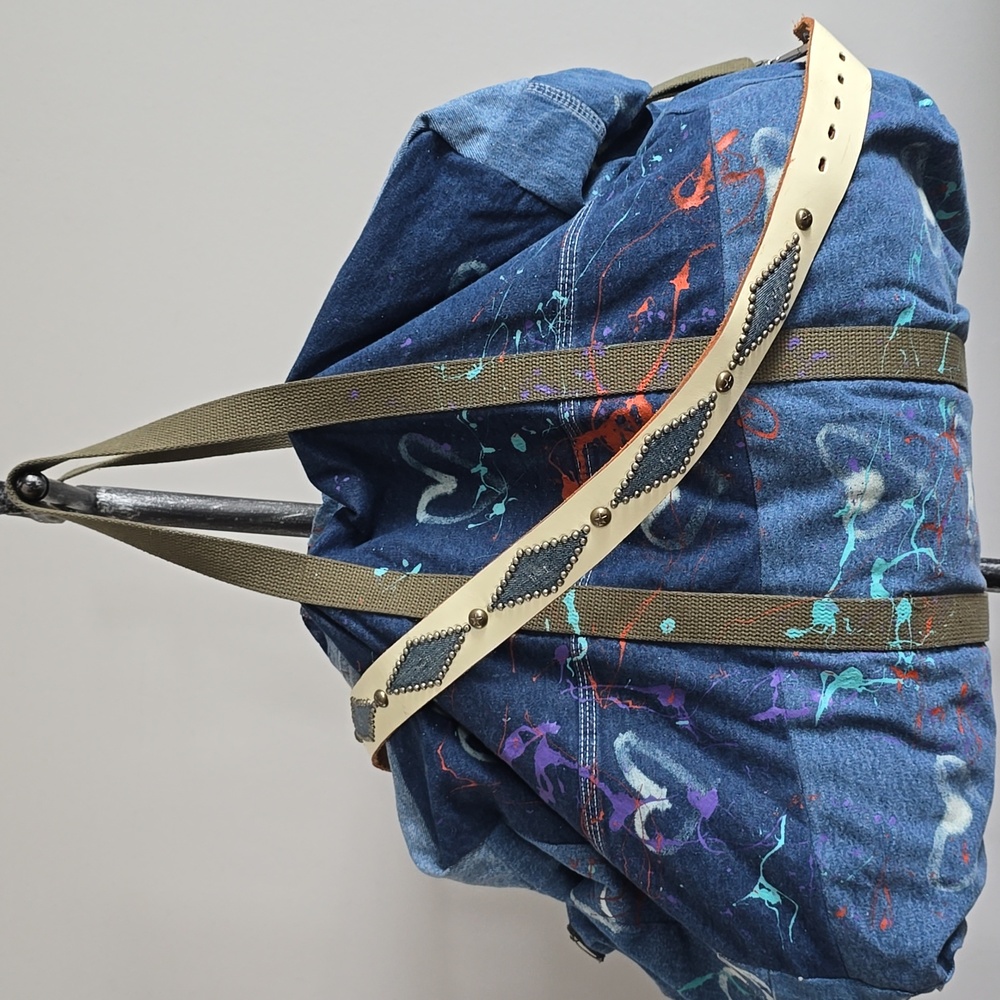 Free People X Tricia Fix Splatter Heart Large Weekender